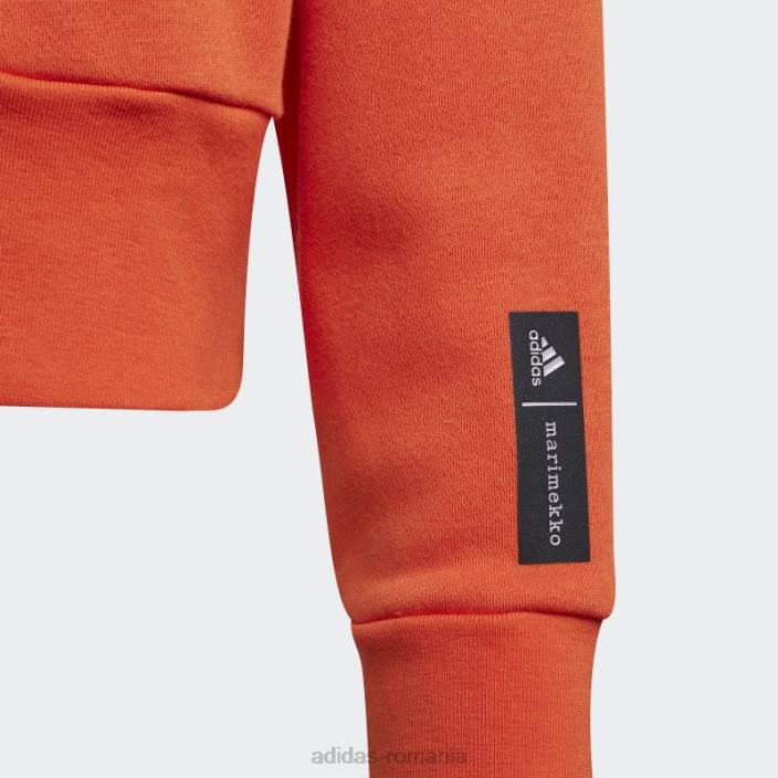 Adidas hanorac marimekko portocaliu copii portocaliu/roșu luxuriant 2JBN25513