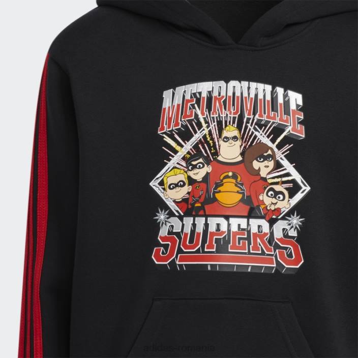 Adidas hanorac negru Incredibles copii negru 2JBN25133