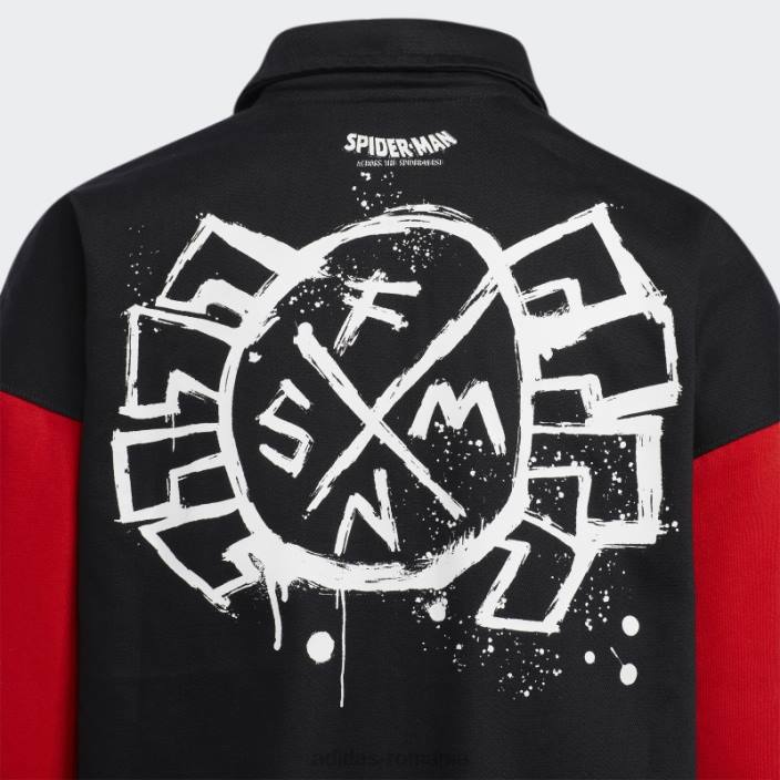 Adidas hanorac negru donovan mitchell x marvel\'s spider punk copii negru 2JBN25132