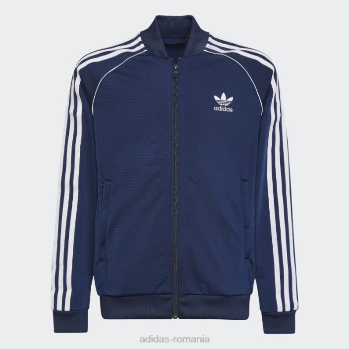 Adidas jachetă adicolor sst night indigo copii indigo de noapte 2JBN25039