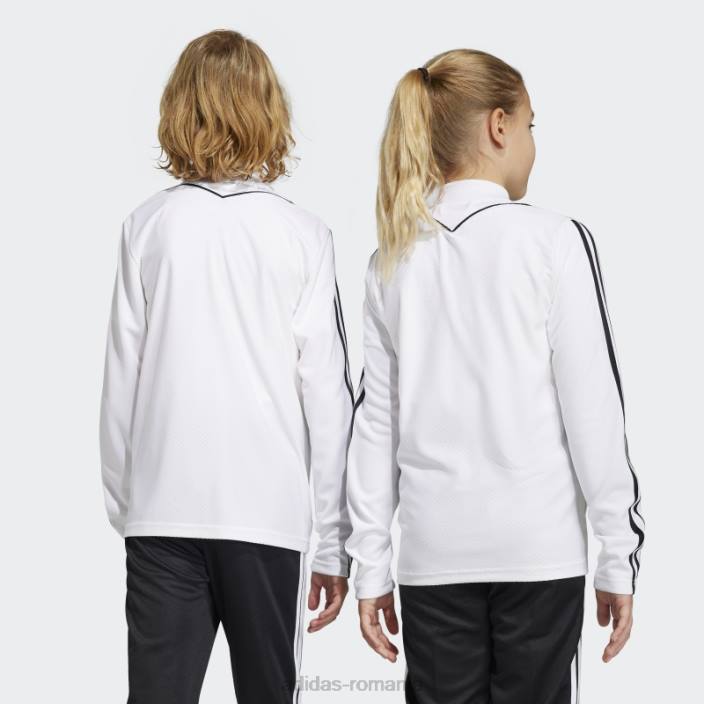 Adidas jachetă albă de antrenament liga tiro 23 copii alb 2JBN25031