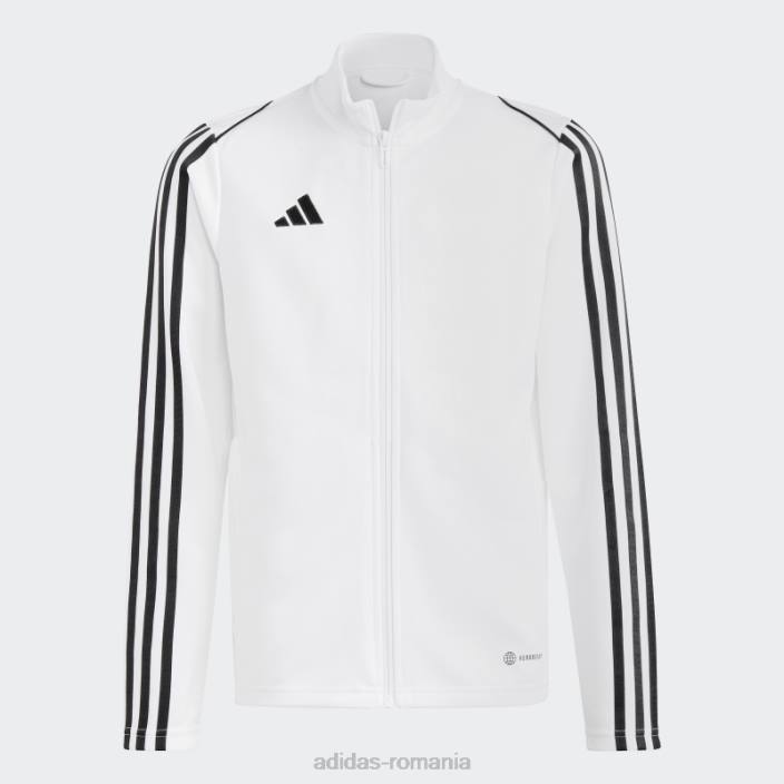 Adidas jachetă albă de antrenament liga tiro 23 copii alb 2JBN25031