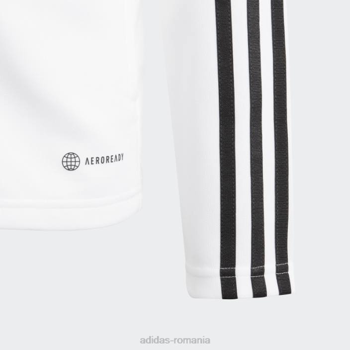 Adidas jachetă albă de antrenament liga tiro 23 copii alb 2JBN25031