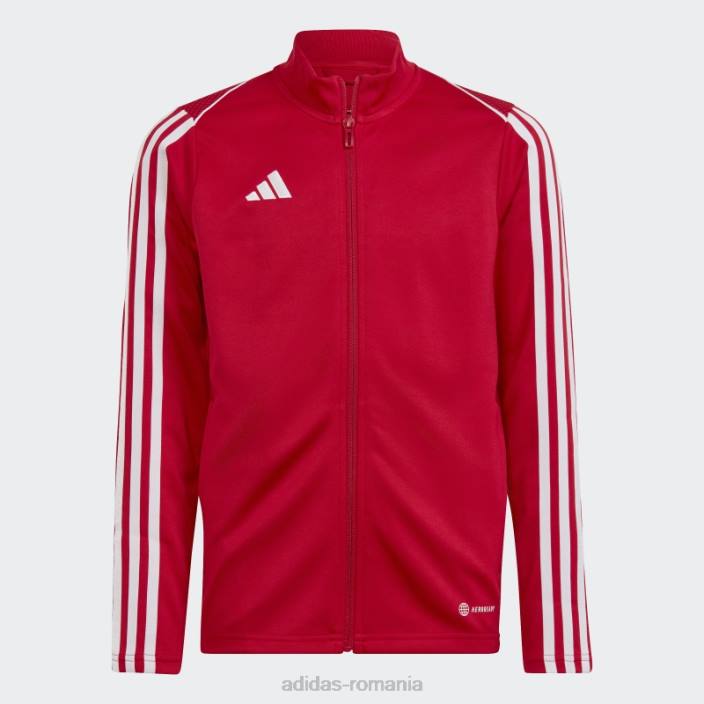Adidas jachetă roșie de antrenament Tiro 23 League copii roșu 2JBN25043