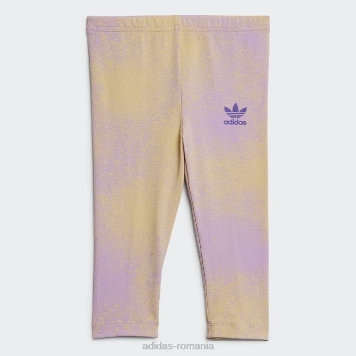 Adidas logo grafic lila echipaj set adidas copii liliac 2JBN25580