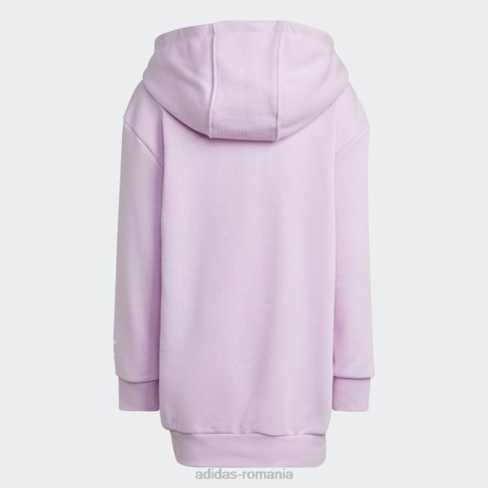 Adidas set de jambiere cu hanorac grafic liliac copii liliac 2JBN25583