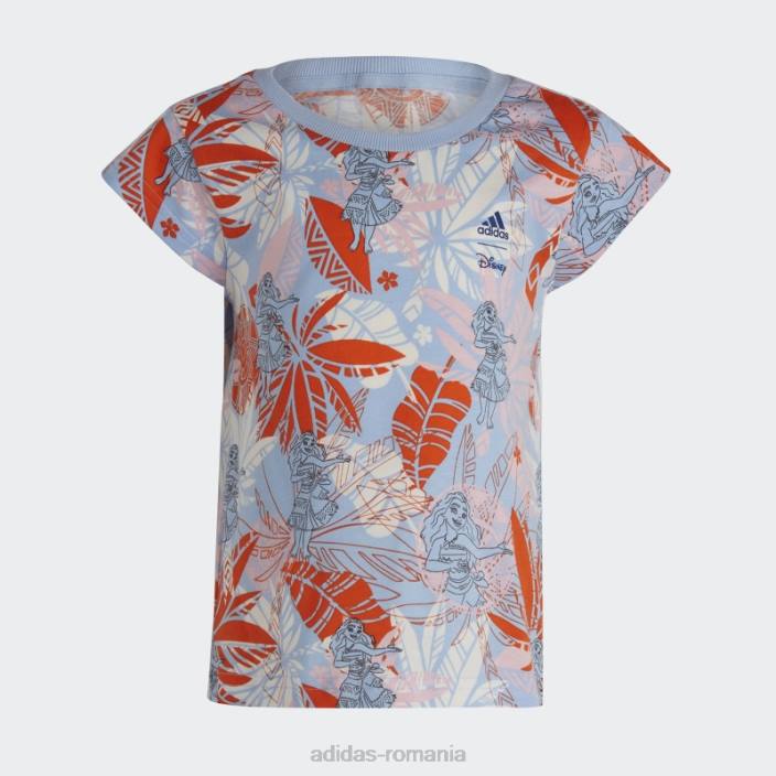 Adidas set tricou x disney moana roz copii roz/albastru zori/portocaliu 2JBN25582