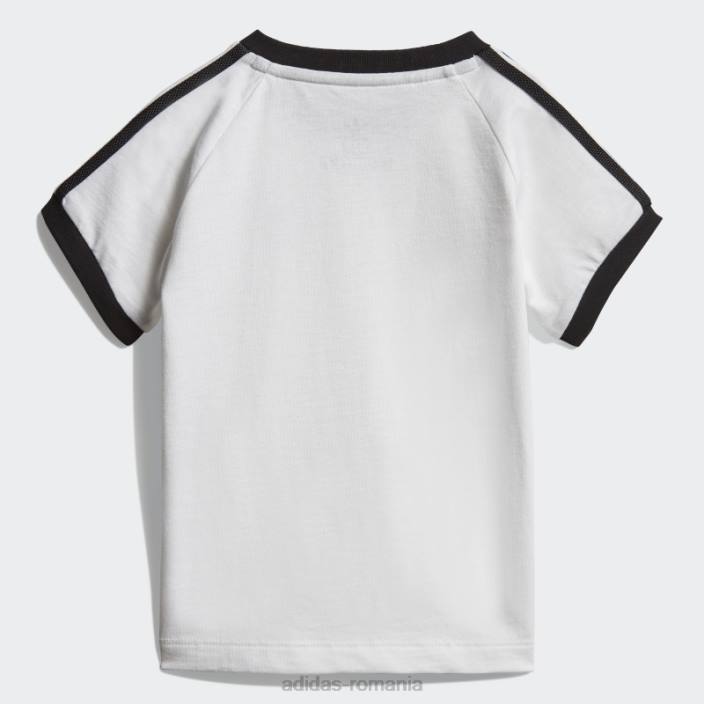 Adidas Tricou cu 3 dungi alb adidas copii alb negru 2JBN24960