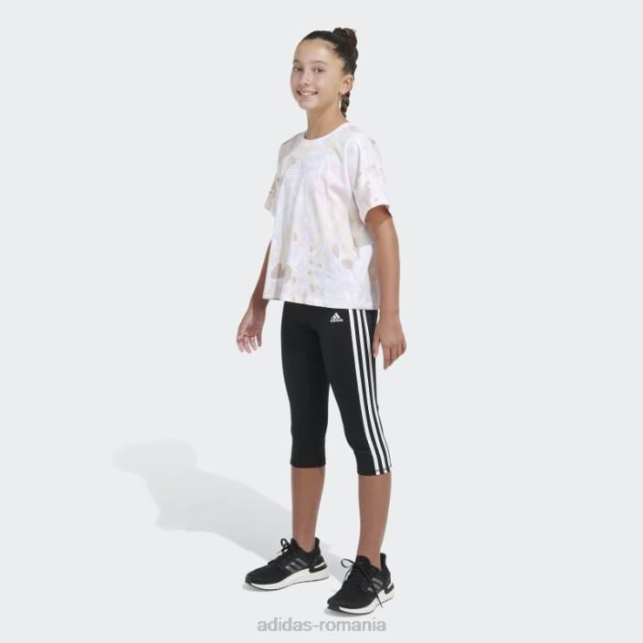 Adidas Tricou cu imprimeu largi alb adidas copii alb 2JBN25434