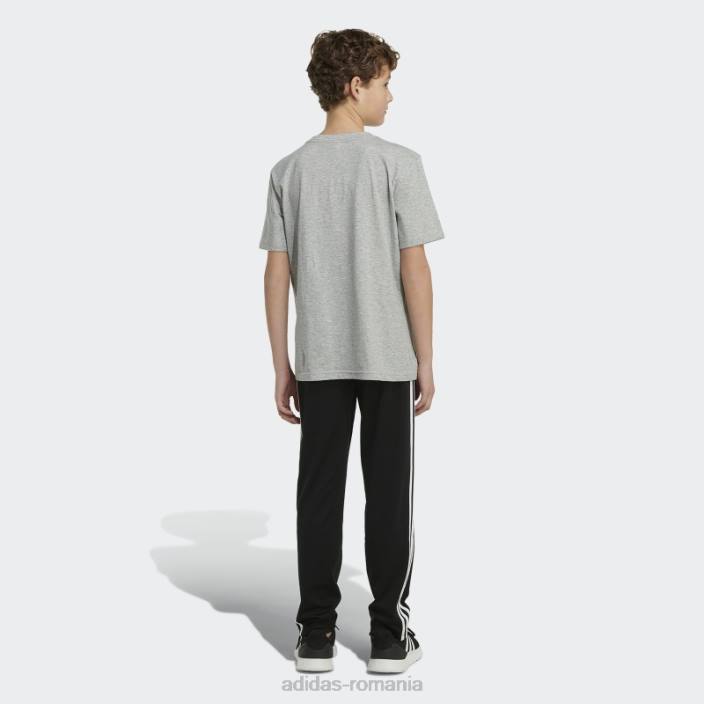 Adidas Tricou liniar sketchy heather gri mediu adidas copii gri mediu 2JBN25092