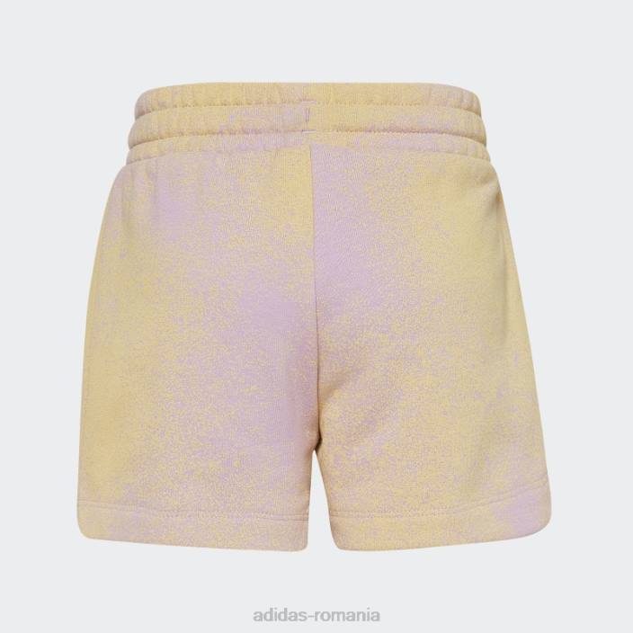 Adidas pantaloni scurți cu logo grafic și set de tricou adidas alb copii alb 2JBN25440