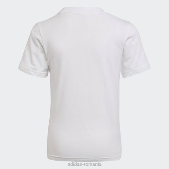 Adidas set pantaloni scurți și tricou adicolor alb copii alb/roz 2JBN24998
