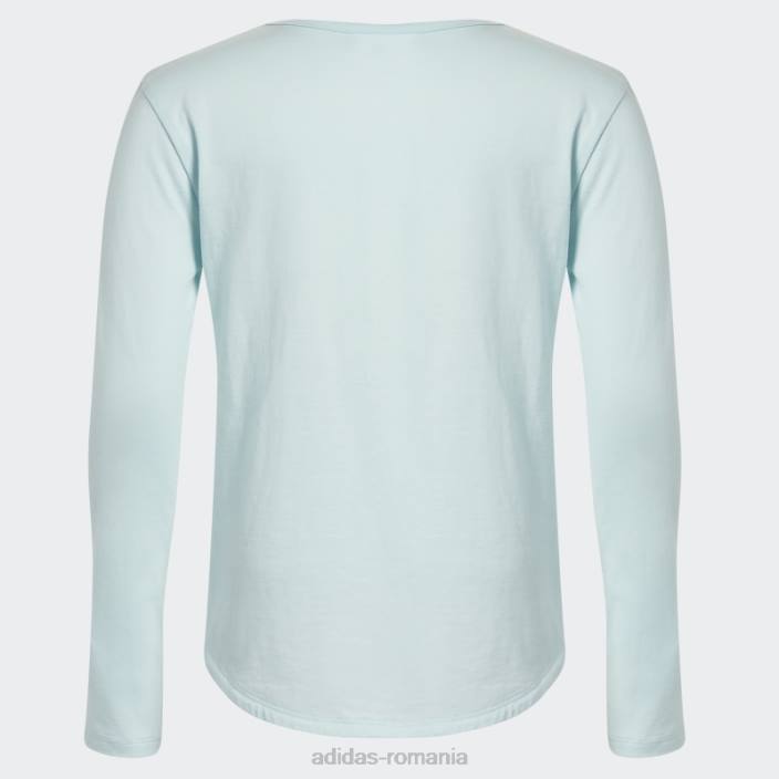 Adidas tricou adidas cu mânecă lungă și decolteu 23 albastru copii albastru 2JBN25431
