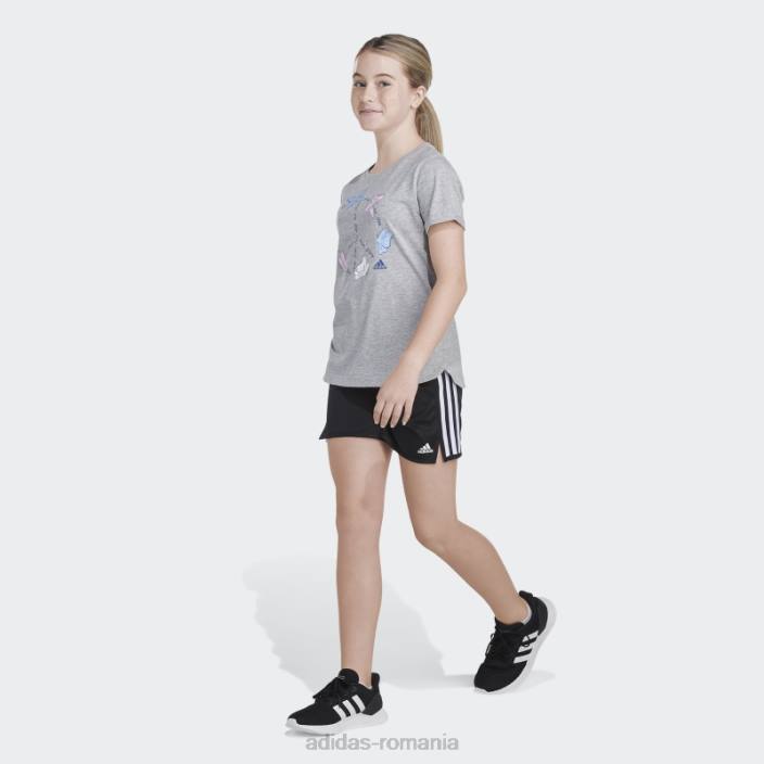 Adidas tricou cu mânecă rulată, gri mediu copii gri mediu 2JBN25354