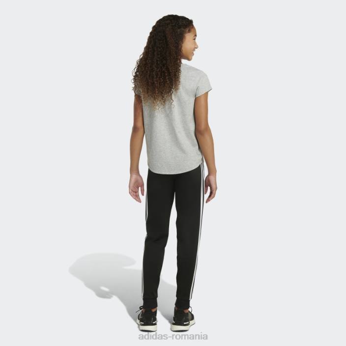 Adidas tricou cu mânecă scurtă heather scoop gri mediu adidas copii gri mediu 2JBN25386