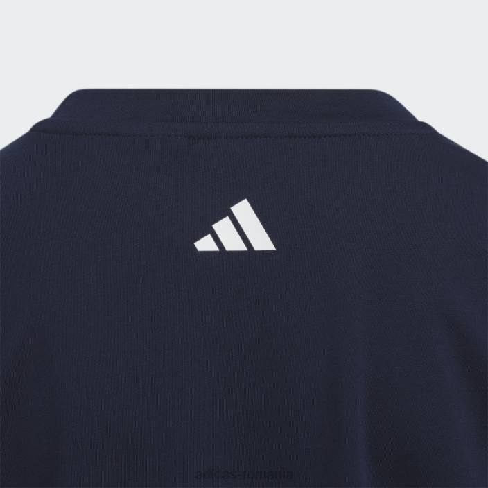 Adidas tricou cu mânecă scurtă unisex bleumarin adidas copii marina 2JBN25026