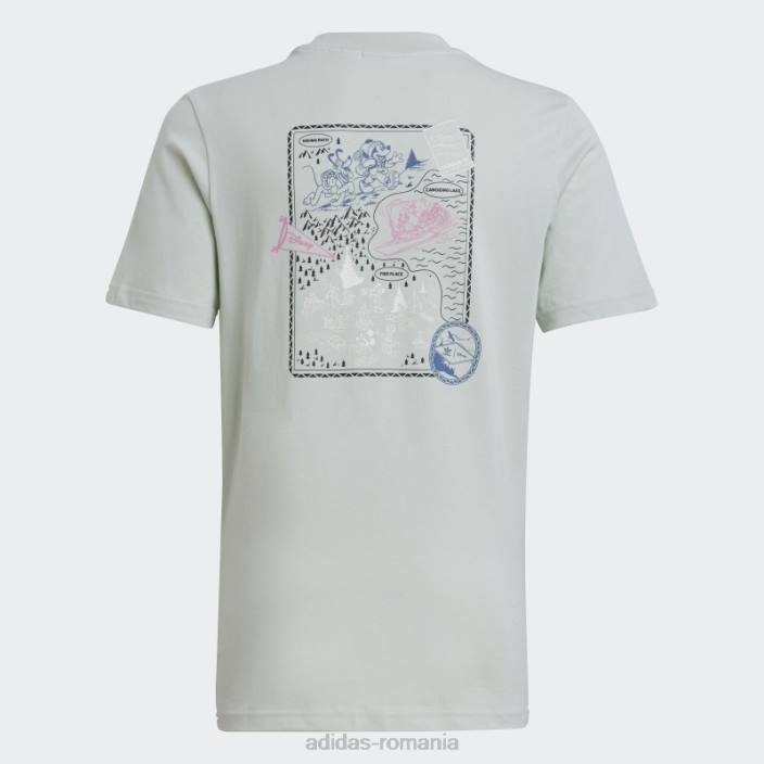 Adidas tricou disney mickey și prietenii verde fierbinte copii verde 2JBN25105