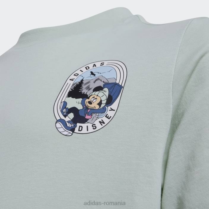 Adidas tricou disney mickey și prietenii verde fierbinte copii verde 2JBN25105