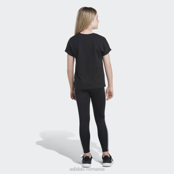 Adidas tricou dolman talie 22 negru adidas copii negru 2JBN25380