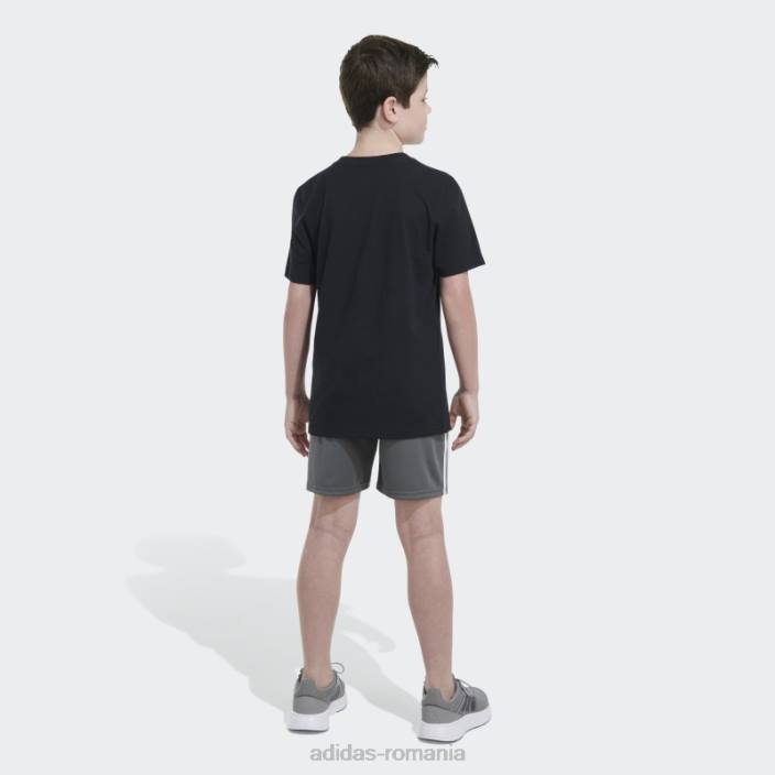 Adidas tricou negru cu logo ss camo copii negru 2JBN24953