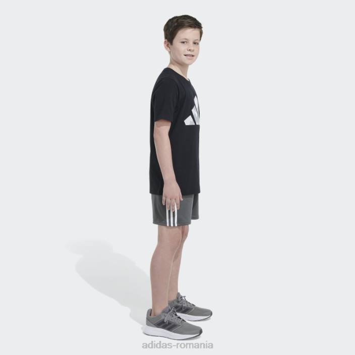 Adidas tricou negru cu logo ss camo copii negru 2JBN24953