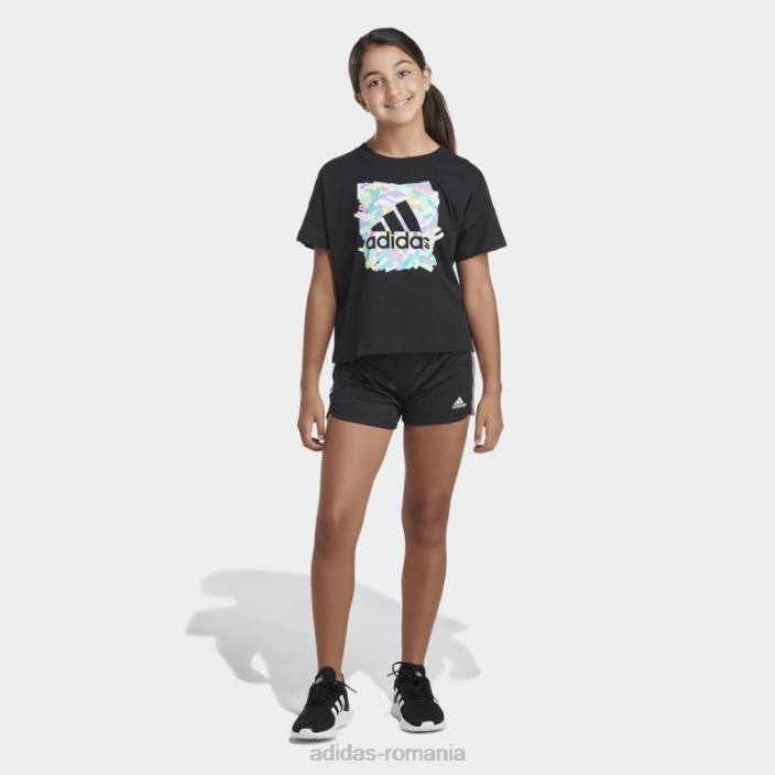 Adidas tricou oversize negru copii negru 2JBN25388