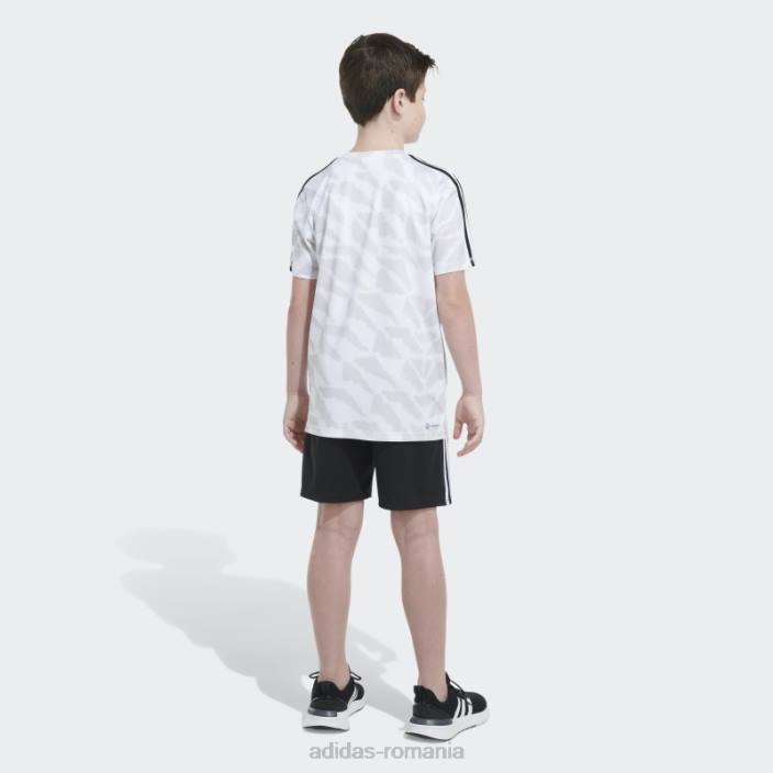 Adidas tricou xpress cu imprimeu peste tot alb adidas copii alb 2JBN25014
