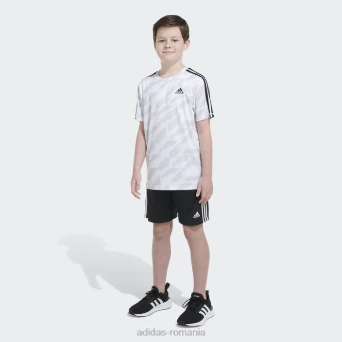 Adidas tricou xpress cu imprimeu peste tot alb adidas copii alb 2JBN25014