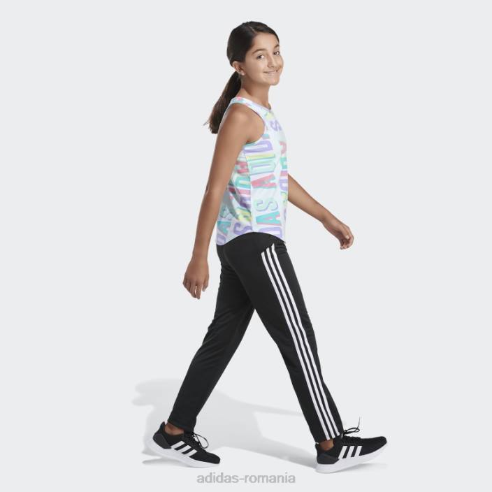 Adidas top cu tiv curbat imprimeu peste tot gheata menta copii menta cu gheata 2JBN25363