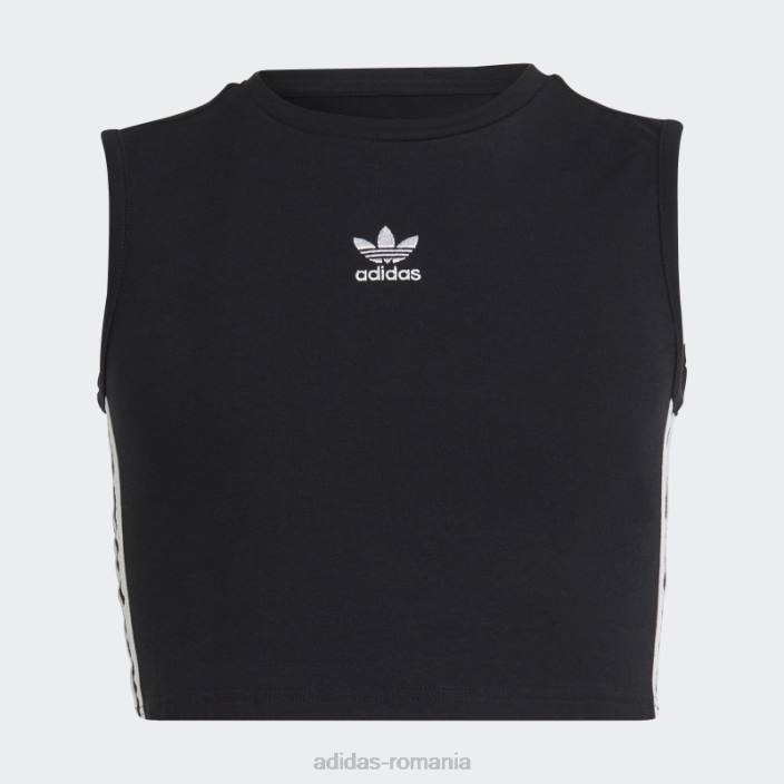 Adidas top negru adicolor crop copii negru 2JBN25048