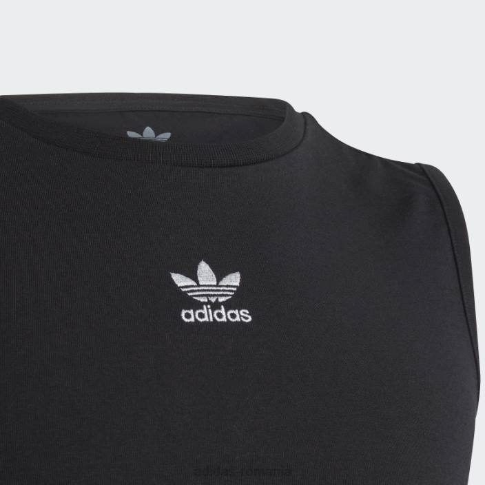 Adidas top negru adicolor crop copii negru 2JBN25048