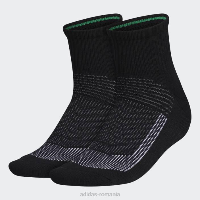 Adidas ciorapi negri superlite ultraboost sferturi 2 perechi femei negru 2JBN24394