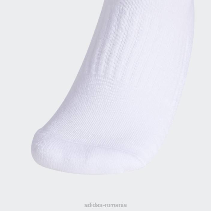 Adidas șosete albe cu perne de echipaj 3 perechi femei alb/onix 2JBN24371