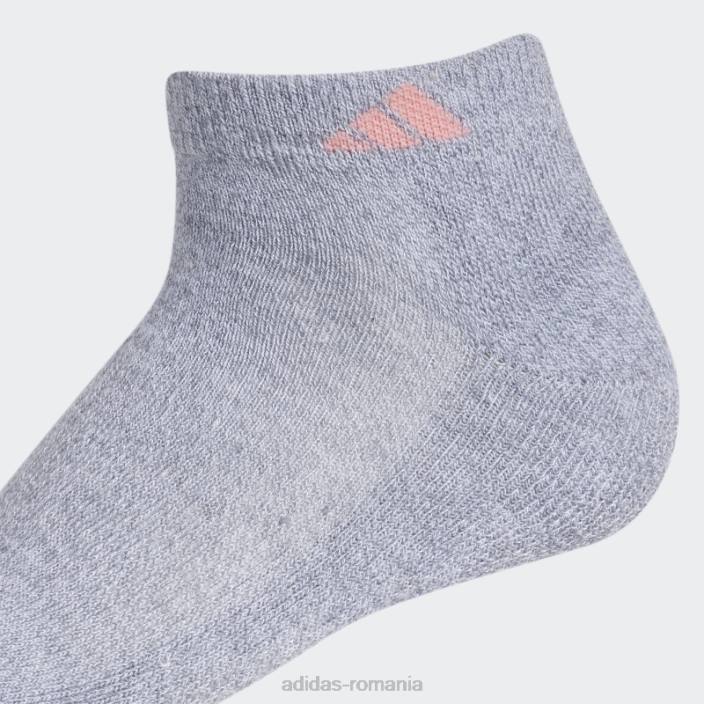 Adidas șosete atletice decoltate 6 perechi adidas gri mediu femei gri mediu 2JBN24384
