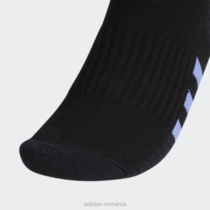 Adidas șosete decoltate cu perne gri 3 perechi femei negru/albastru/gri 2JBN24389