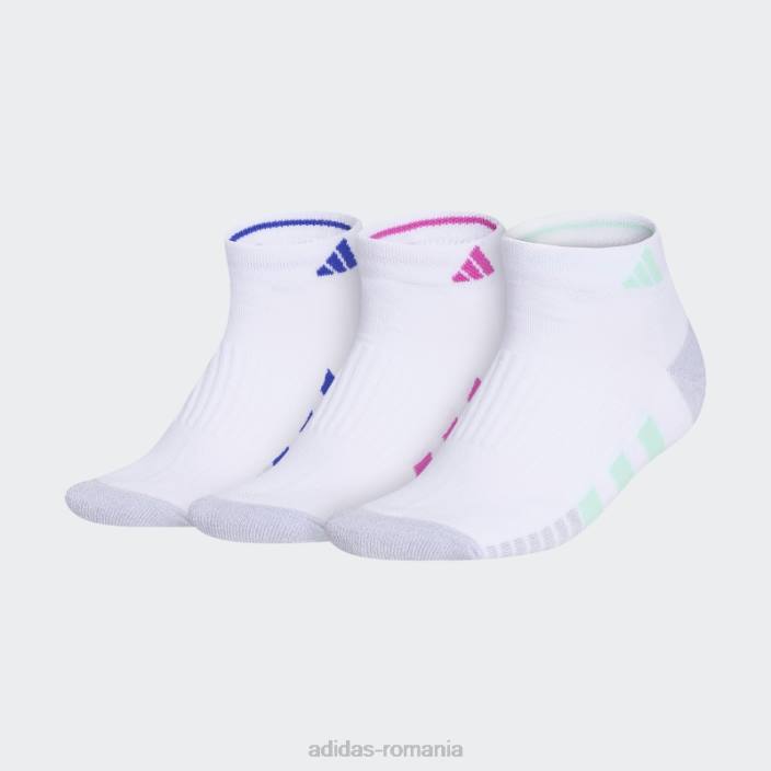 Adidas șosete decoltate cu perne onix 3 perechi femei alb/mentă/onix 2JBN24367