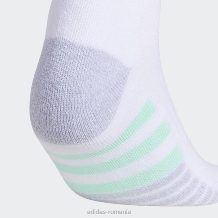 Adidas șosete echipaj cu perne 3 perechi mentă femei alb/mentă/onix 2JBN24373