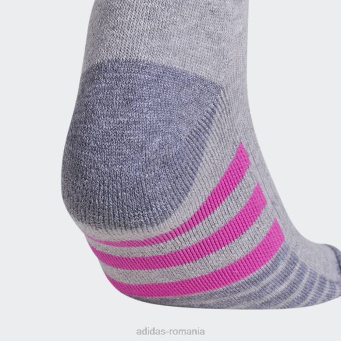Adidas șosete echipaj cu perne 3 perechi multicolore femei multicolor/violet/albastru 2JBN24403