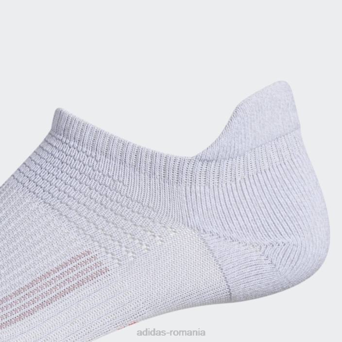 Adidas șosete fără prezentare superlite cu fileuri pentru alergare 2 perechi gri deschis femei gri deschis 2JBN24409