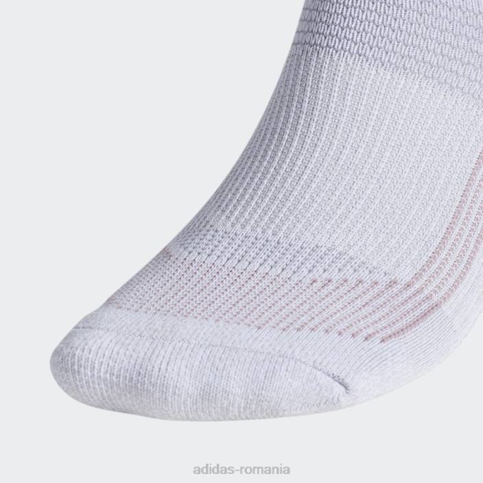 Adidas șosete fără prezentare superlite cu fileuri pentru alergare 2 perechi gri deschis femei gri deschis 2JBN24409