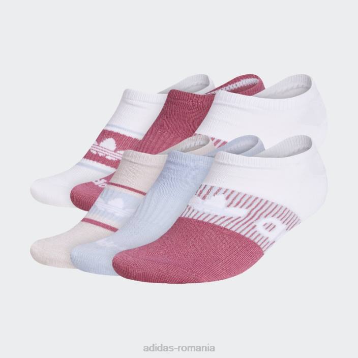 Adidas șosete gradient superlite neprezentare 6 perechi negri femei alb negru 2JBN24350