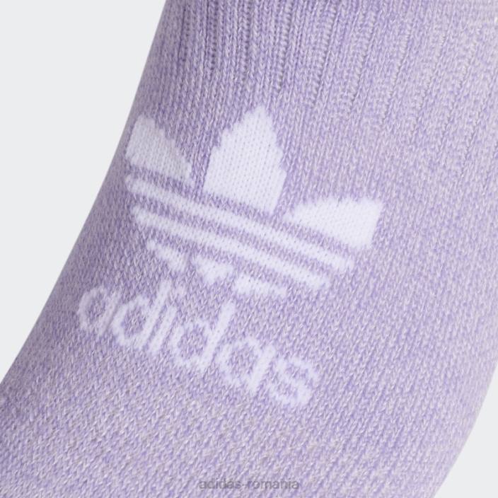 Adidas șosete liliac superlite super-no-show 6 perechi femei liliac/albastru zorilor 2JBN24347