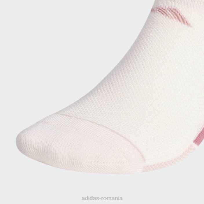 Adidas șosete neprezentate cu dungi superlite 3 perechi roz deschis femei roz deschis 2JBN24380