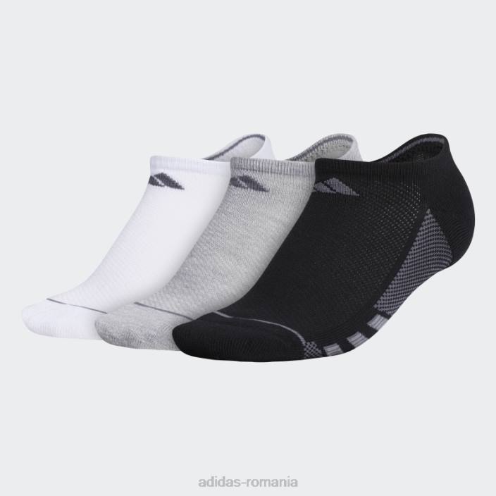 Adidas șosete neprezentate cu dungi superlite multicolore 3 perechi femei multicolor 2JBN24395