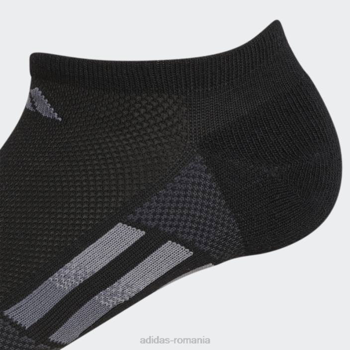 Adidas șosete neprezente cu dungi superlite negre 3 perechi femei negru 2JBN24401