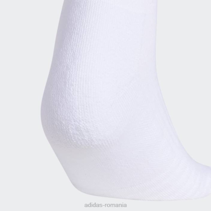 Adidas șosete sferturi căptușite 3 perechi alb femei alb/onix 2JBN24356
