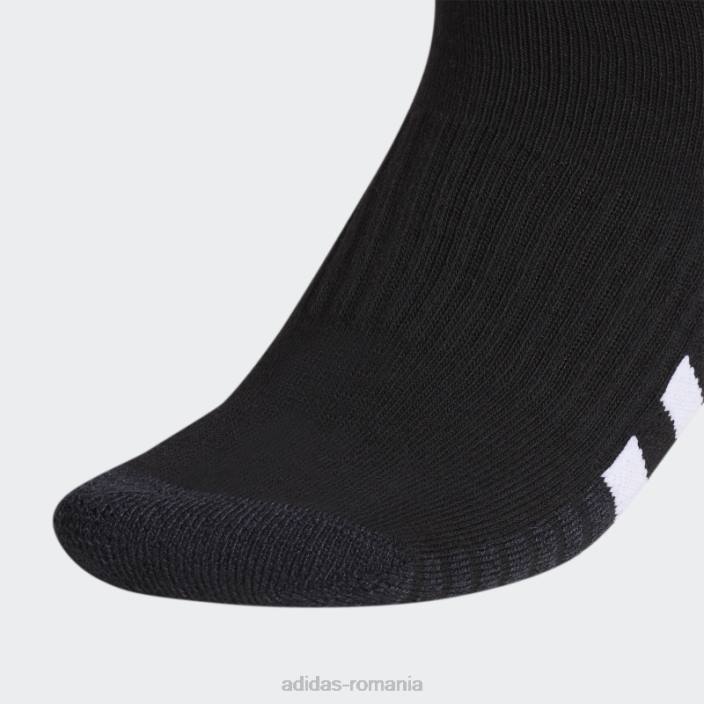 Adidas șosete sferturi căptușite 3 perechi gri femei gri inchis 2JBN24381