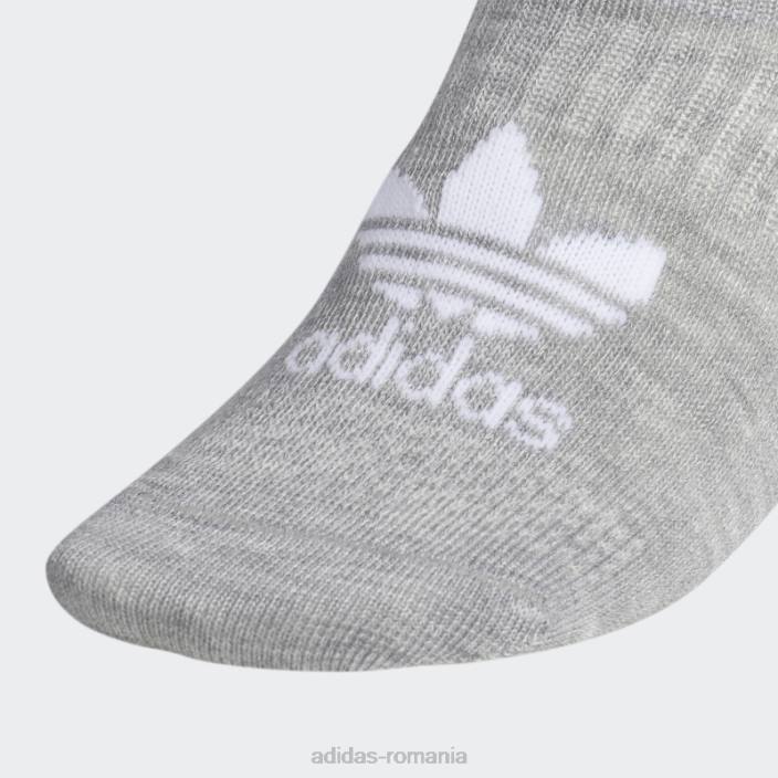 Adidas șosete superlite clasice gri super-no-show 6 perechi femei gri 2JBN24346
