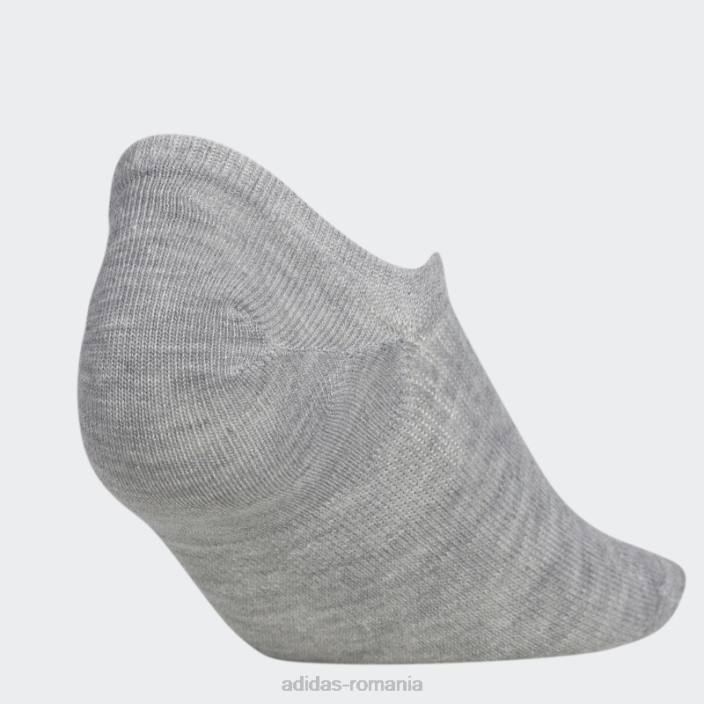 Adidas șosete superlite clasice gri super-no-show 6 perechi femei gri 2JBN24346