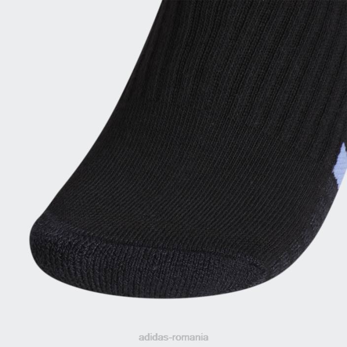 Adidas perniți 3 șosete neprezentate 3 perechi negre femei negru/albastru/gri 2JBN24397